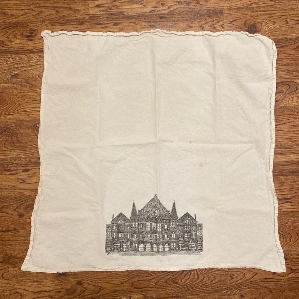 Cincinnati Music Hall Tea Towel